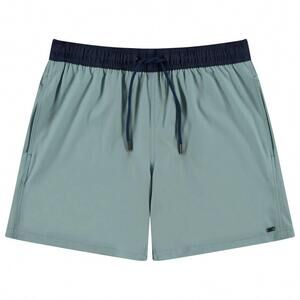 NEW HARMONQLO boys' naples swim short in mint green/navy